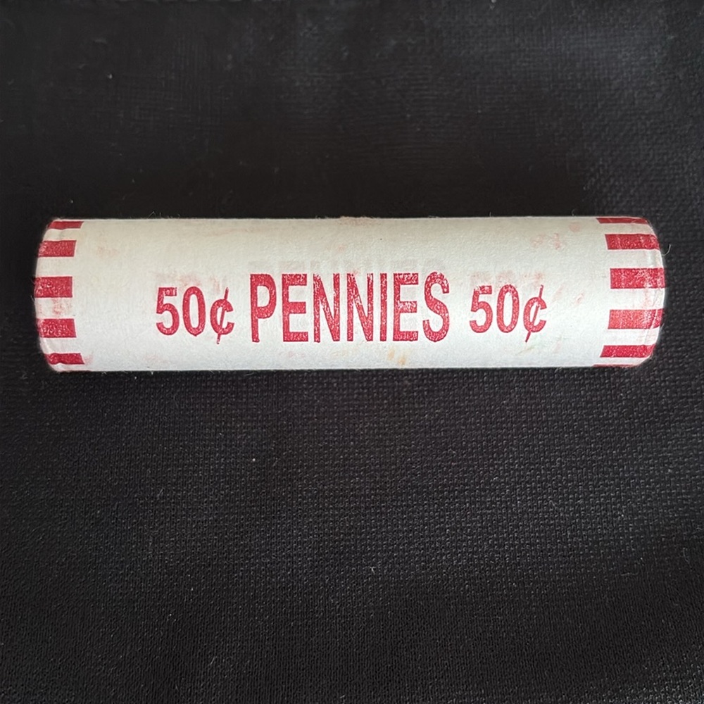 2025 Unopened Bank Roll 50 Pennies Lincoln Shield Cent Final Penny Uncirculated